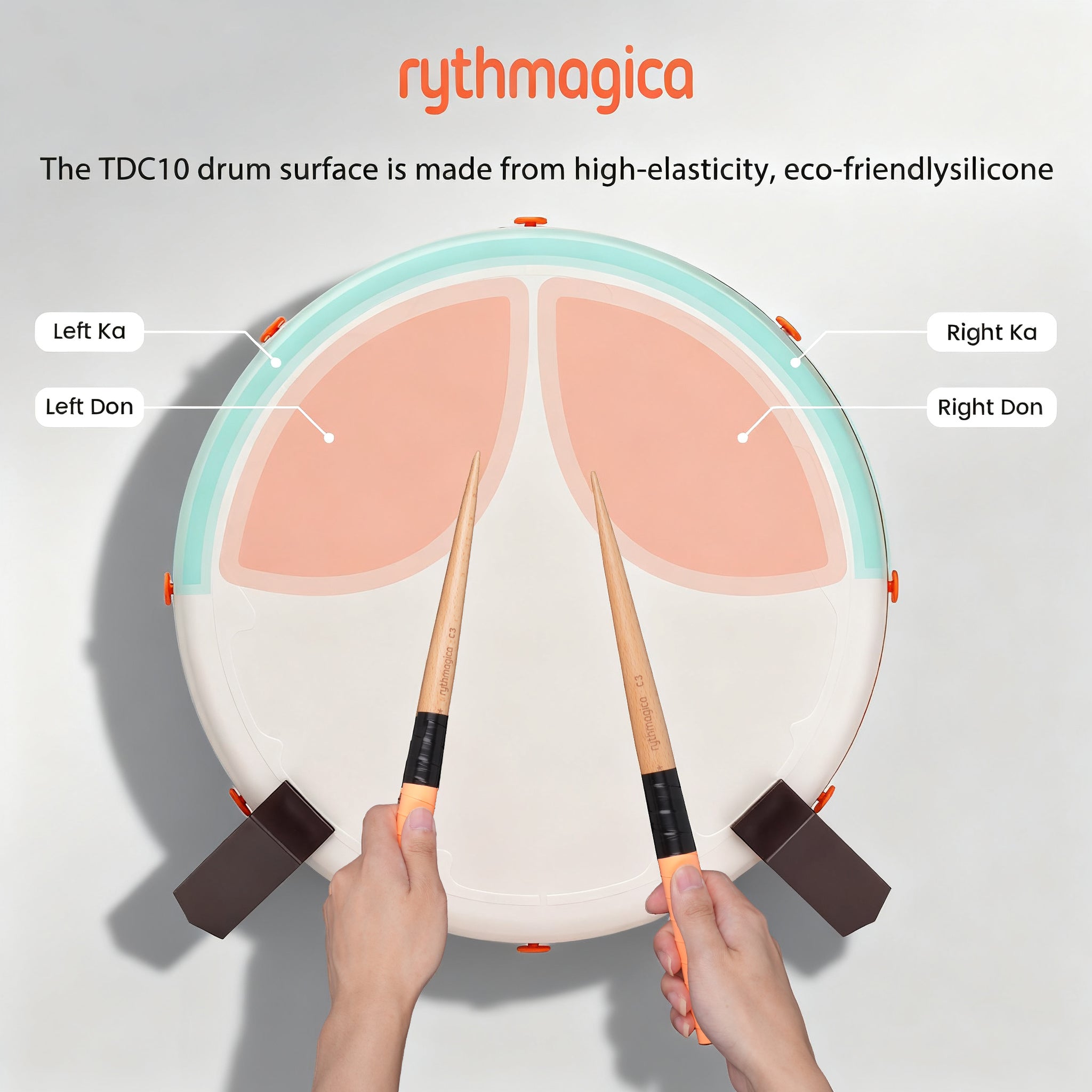TDC10 Pro Drum Controller for Taiko no Tatsujin and Rhythm