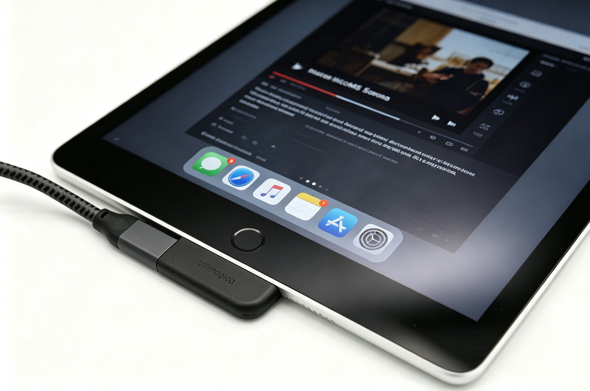 A converted iPad retaining its familiar exterior